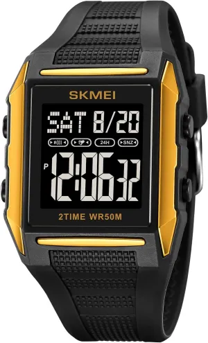Men's Digital Sports Watch Outdoor Waterproof Watch Youth Student Electronic Timed Watch Multifunctional Military Sports incorporation Europe distant cornerstone reactive caput Glow LED Watch FANMIS 