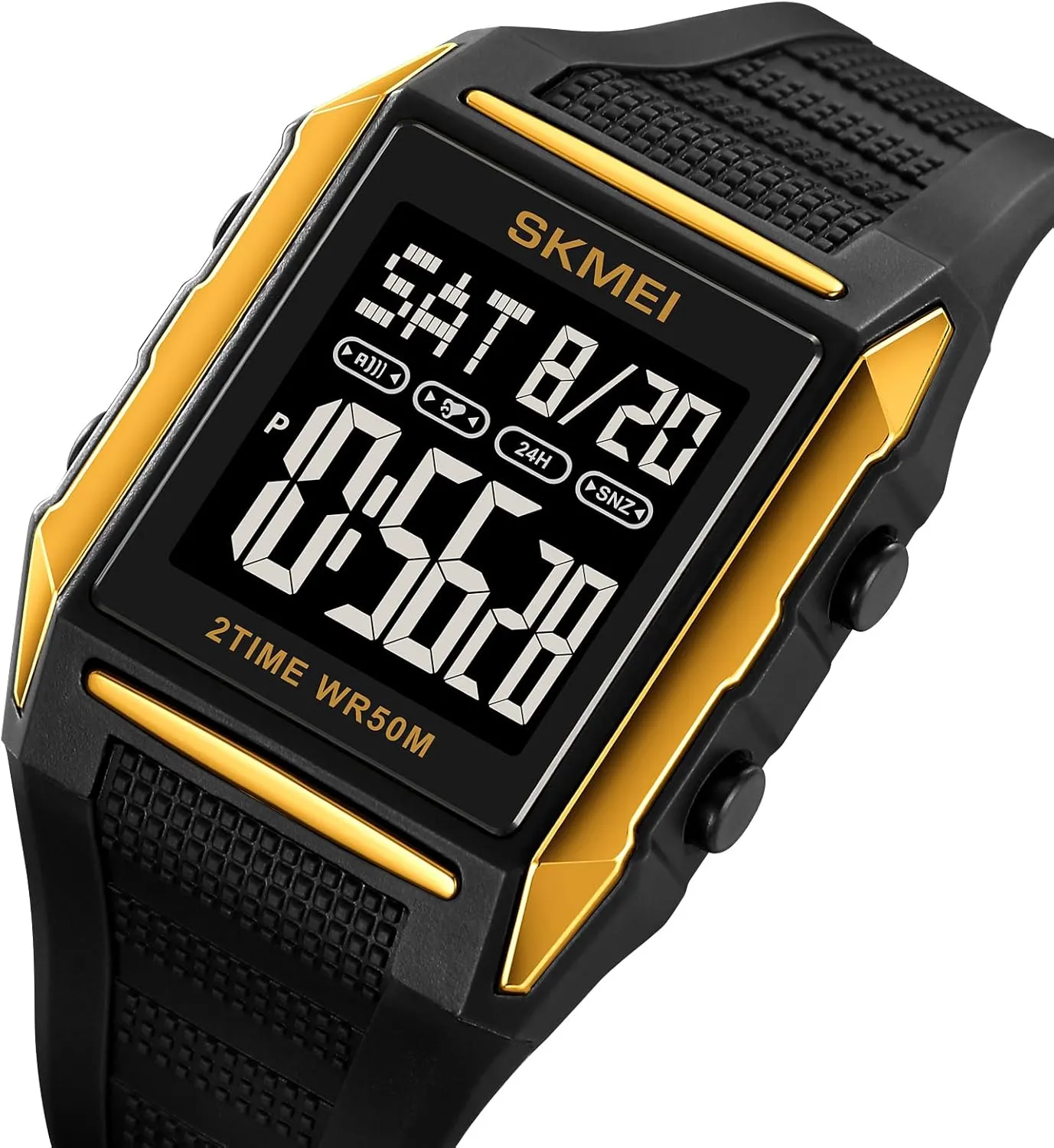 Men's Digital Sports Watch Outdoor Waterproof Watch Youth Student Electronic Timed Watch Multifunctional Military Sports incorporation Europe distant cornerstone reactive caput Glow LED Watch FANMIS 
