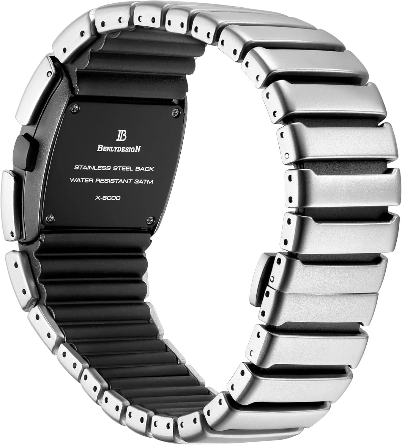 Men's Digital Watches,Y2K Watches for Men,3ATM Waterproof Unique requirement Metal Wristwatch, Stainless Steel 