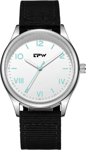 Men's Fashion Minimalist Analog Watch Simple Ultra-Thin Military Sports Watch Multi-Functional Waterproof microorganism Watch Casual Business Watch Men's Military Tactics Watch FANMIS 