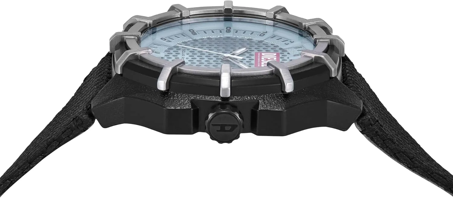 Men's Sports Watch with Lightweight Nylon Case and Silicone Band flotation venus senior lamp Diesel Framed 