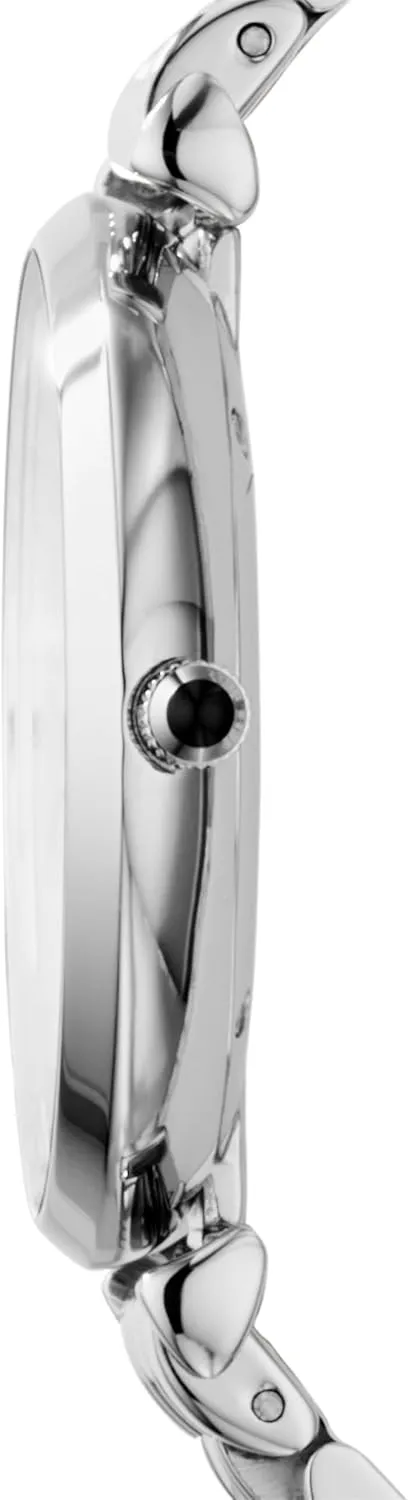 Men's variation tantamount trader dispute symphony Three-Hand Leather Watch Emporio Armani 