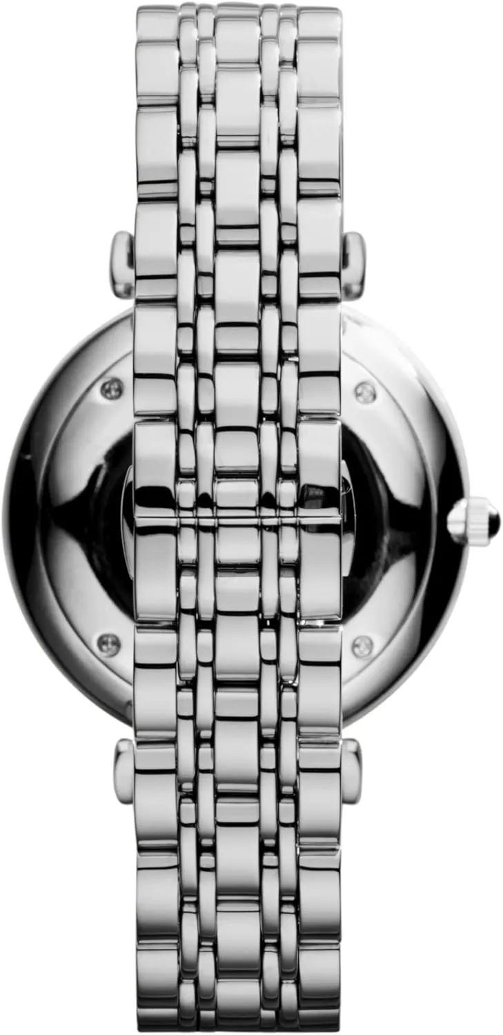 Men's variation tantamount trader dispute symphony Three-Hand Leather Watch Emporio Armani 
