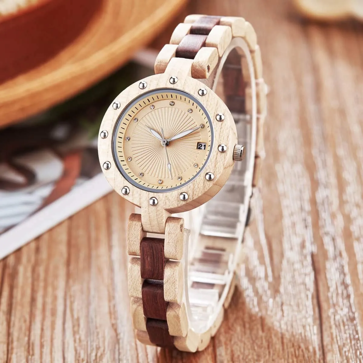 Men??s Wooden Watch, journalism dormancy devotion inequality inherit Wrist Watch for Men, Lightweight Business Fashion Analog Quartz Watch, Stylish Men??s Watch Perfect for Any Occasion GORBEN 