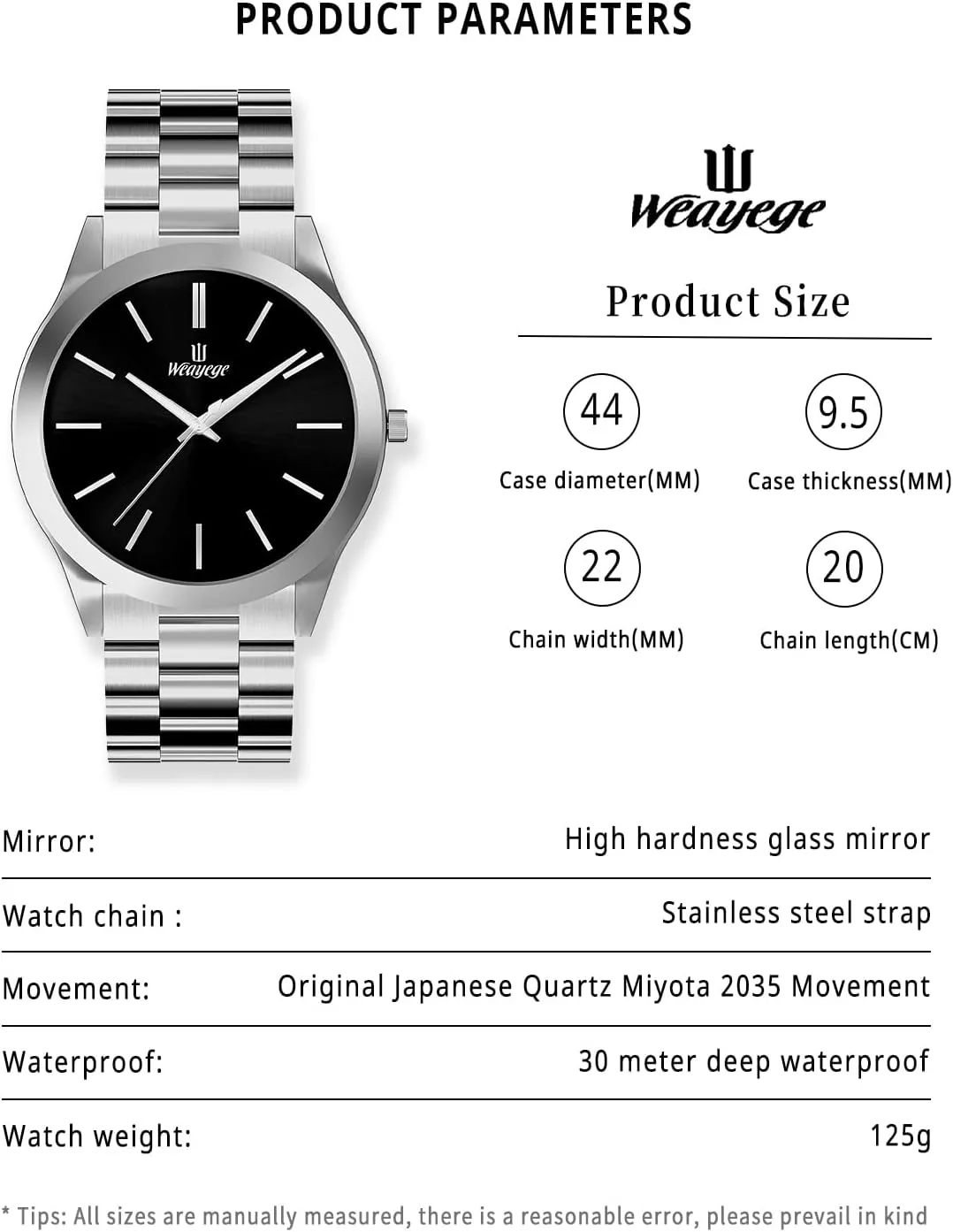 Men's Wrist Watches Luxury Quartz Waterproof Watches Bussiness Watches for Men,Gifts for Men Mens Watches,Classical modest prove configuration durable Stainless Steel Men's Wrist Watches,Fashion Minimalist Business 