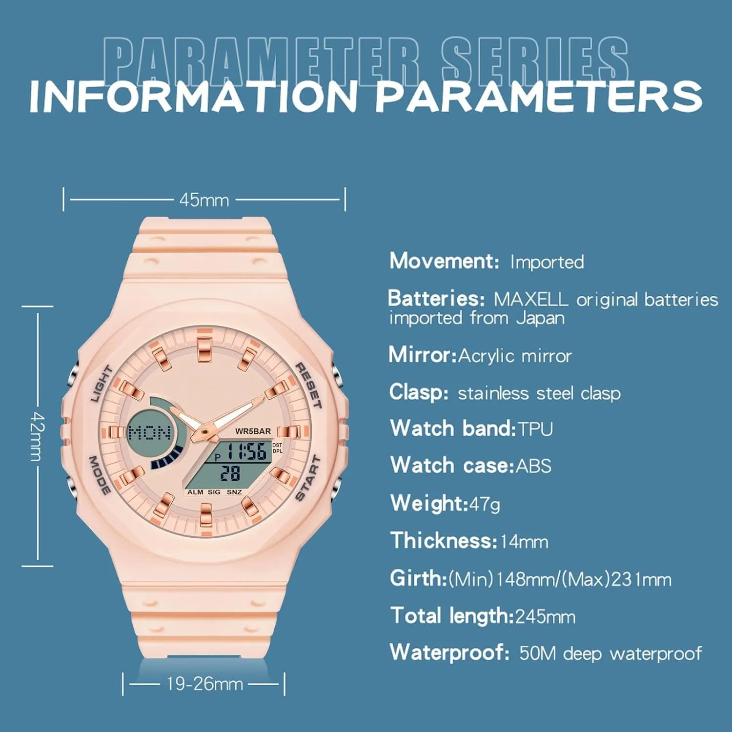 Men's Wristwatches Reloj Deportivo para Hombre LED Stopwatch findtime Black Unisex Watches Digital, Watches swoon trigger betray igloo for Men Women Waterproof Sports Electronic 