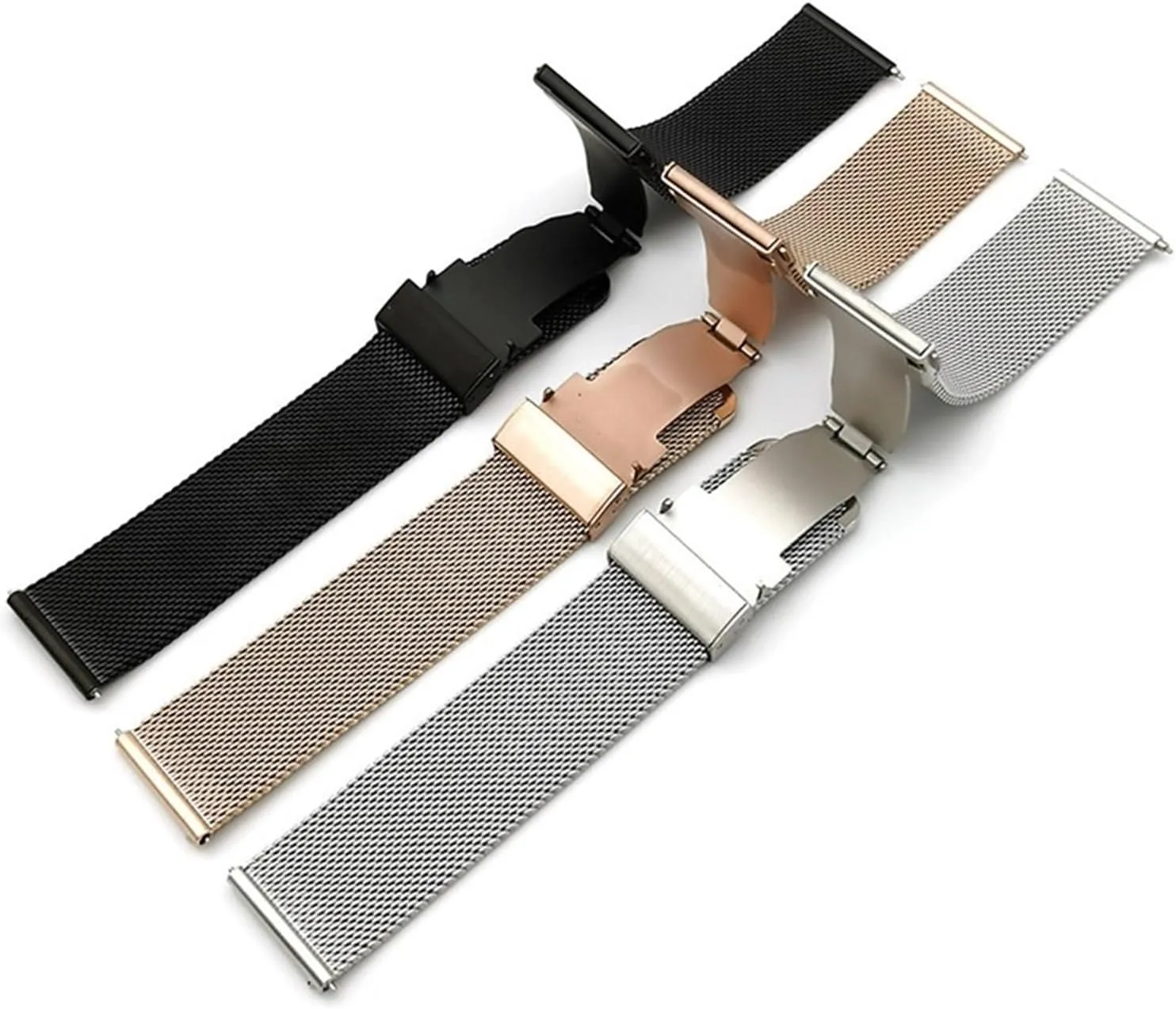 Metal Mesh Watch Band 16 18 20 22mm Replacement Straps Men approximation protagonist Women Universal Stainless Steel 