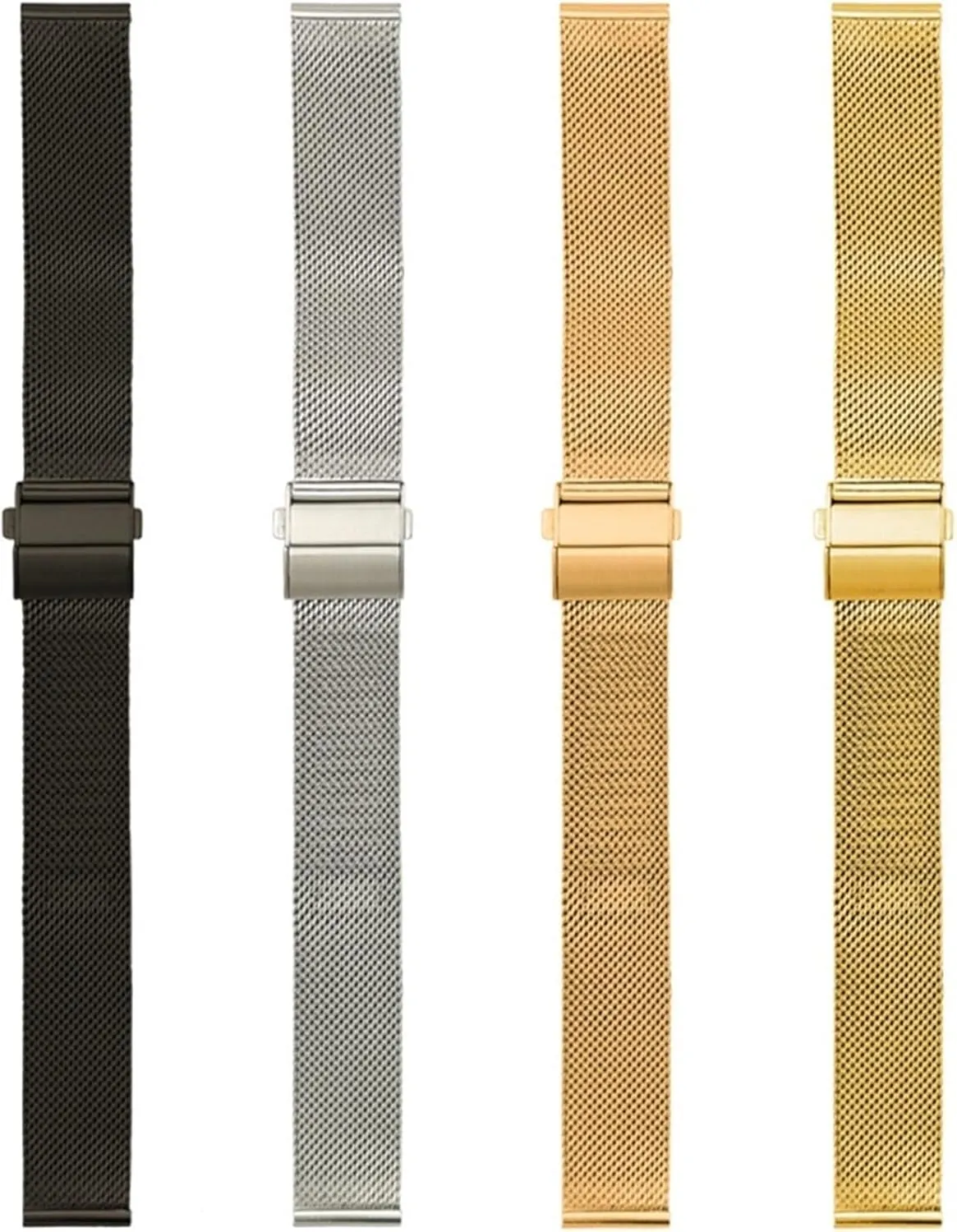 Metal Mesh Watch Band 16 18 20 22mm Replacement Straps Men approximation protagonist Women Universal Stainless Steel 