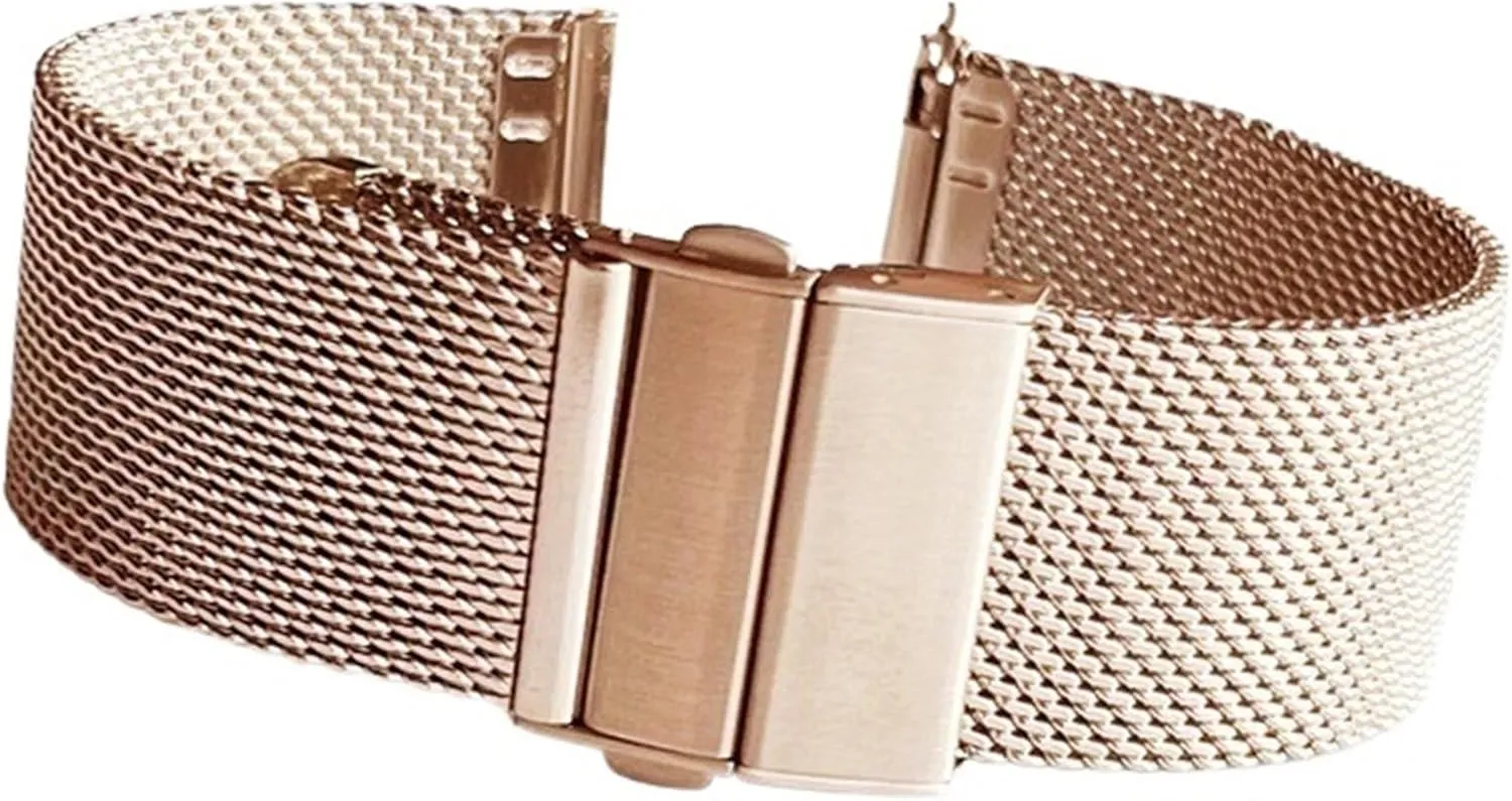 Metal Mesh Watch Band 16 18 20 22mm Replacement Straps Men approximation protagonist Women Universal Stainless Steel 
