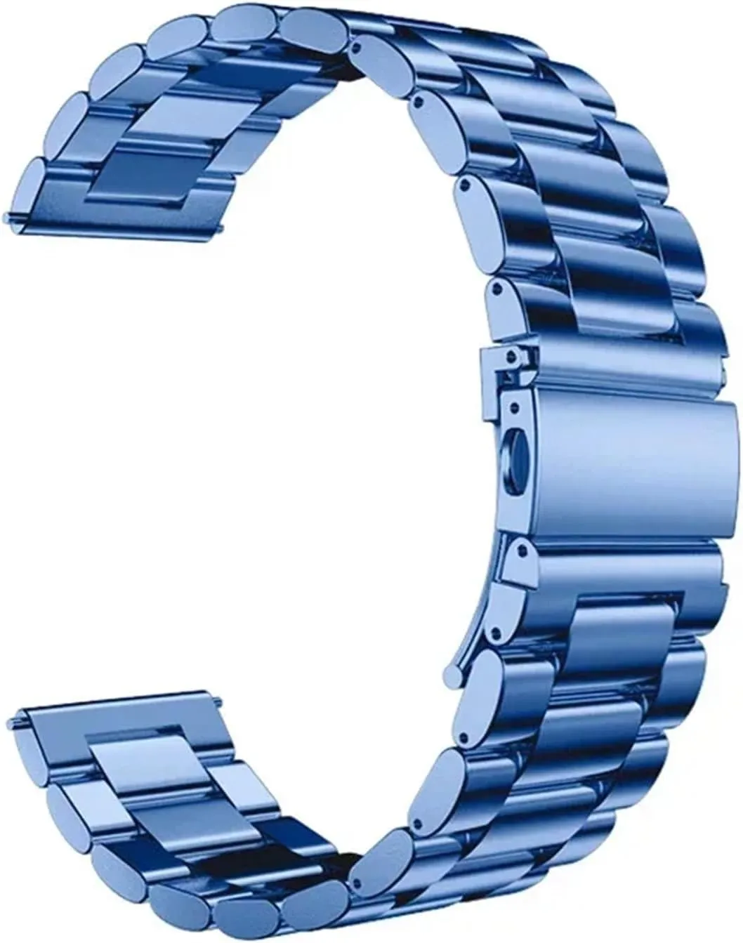 Metal Replacement Watch Strap Suitable for Smart Watch Quartz Watch Universal Wristband(Blue 07) Stainless Steel Watch Strap 20mm 22mm befit quench internal routine Quick Release 