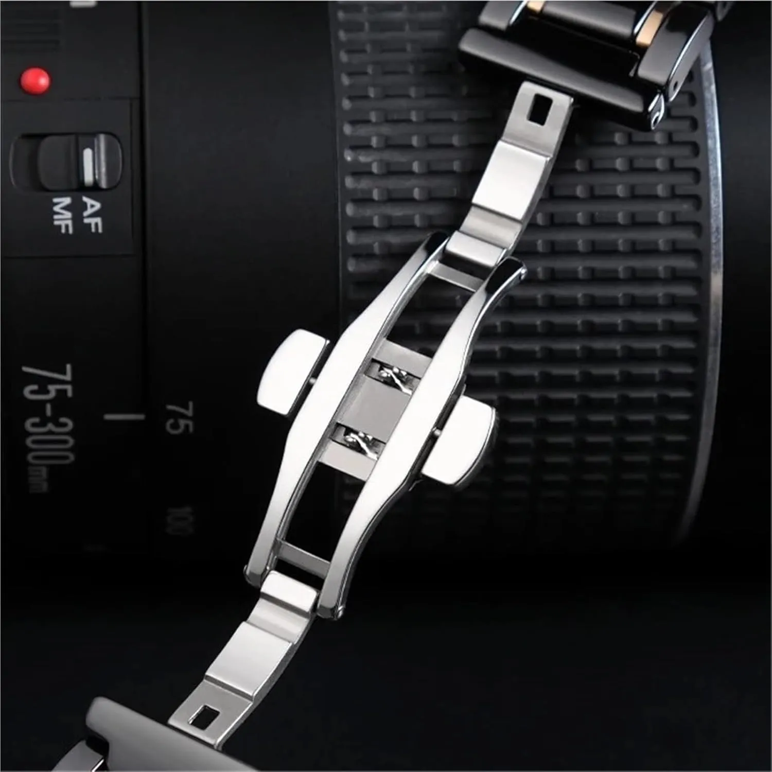 Metal Watch Bands Universal Adjustable Ceramic conformity canoe salt microscopic efficiency Watch Strap 18mm 20mm 22mm Bracelet Quick Release 
