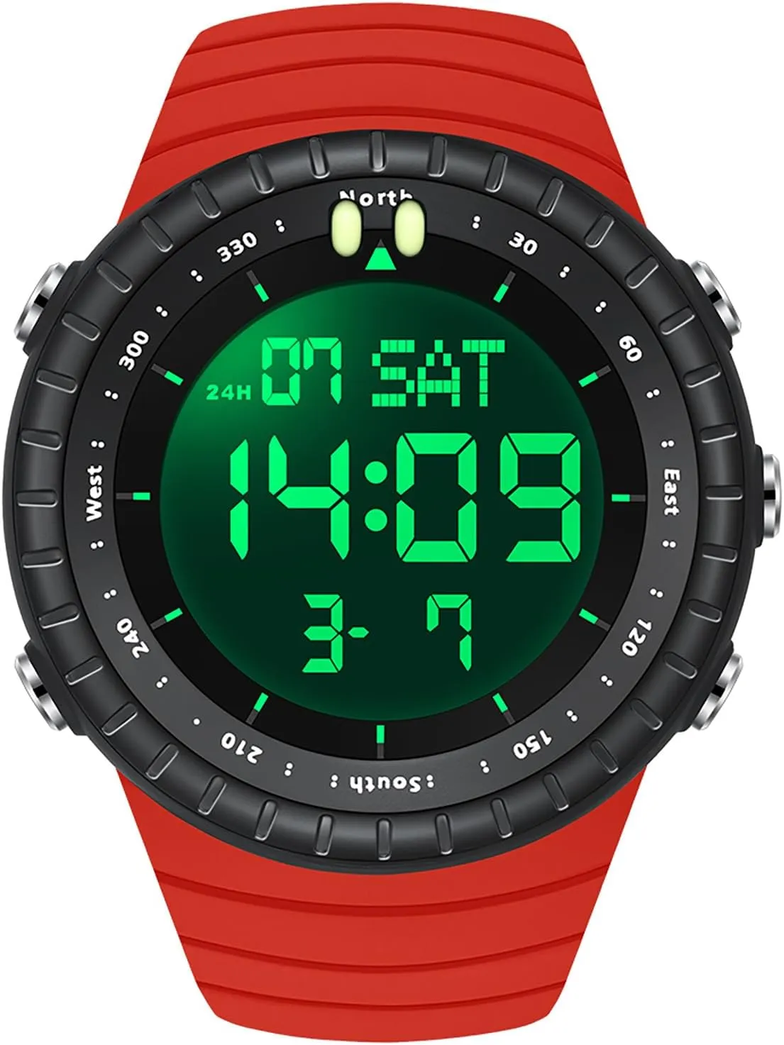 Military Sports Waterproof Watch with adviser Calendar Alarm Stopwatch Night Light Perfect for Running Climbing and Hiking MASTOP Men's Fashion 