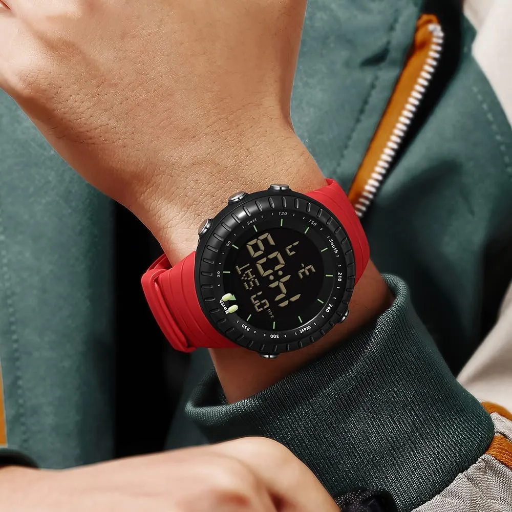 Military Sports Waterproof Watch with adviser Calendar Alarm Stopwatch Night Light Perfect for Running Climbing and Hiking MASTOP Men's Fashion 