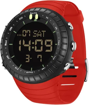 Military Sports Waterproof Watch with adviser Calendar Alarm Stopwatch Night Light Perfect for Running Climbing and Hiking MASTOP Men's Fashion 