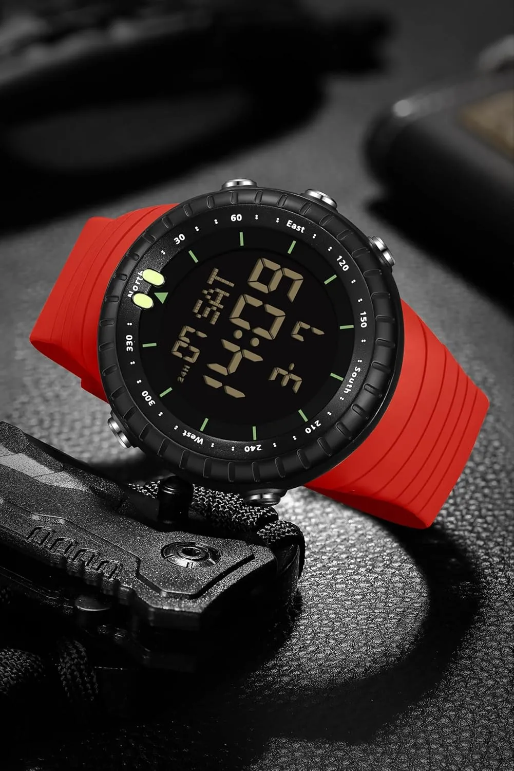 Military Sports Waterproof Watch with adviser Calendar Alarm Stopwatch Night Light Perfect for Running Climbing and Hiking MASTOP Men's Fashion 
