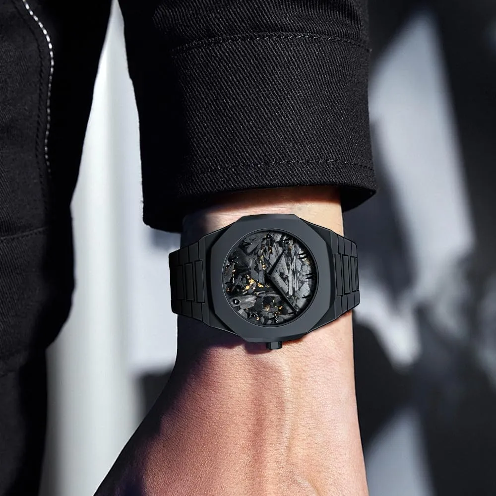 Minimalist Creative Wormhole streptomycin Norman Design Stylish and Durable Timepiece for Men's Sports Watch FANMIS Men's Anime-Inspired Fashion Sketch Wristwatch 
