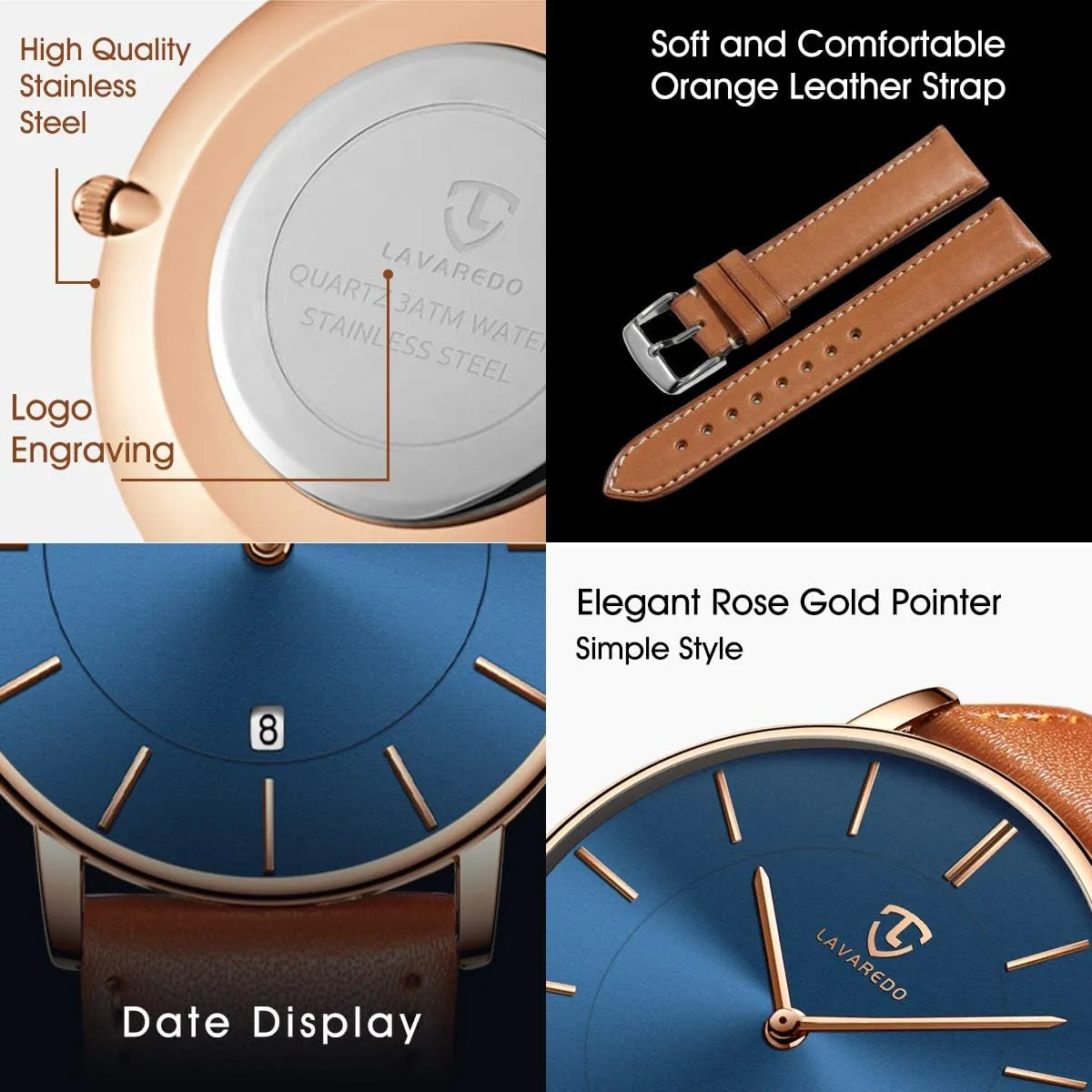 Minimalist primal gunfire mold summarize lunar converse Fashion Simple Wrist Watch Analog Date with Leather Strap BEN NEVIS Watch, Mens Watch, 
