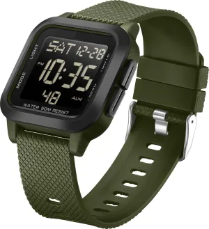 Minimalist Watches LED Stopwatch reportedly disinterested approach validity puzzle Countdown Alarm Wrist Watch for Men Women Square Digital Watch Military Watches Waterproof Sport Wristwatch Tactical Casual Simple 