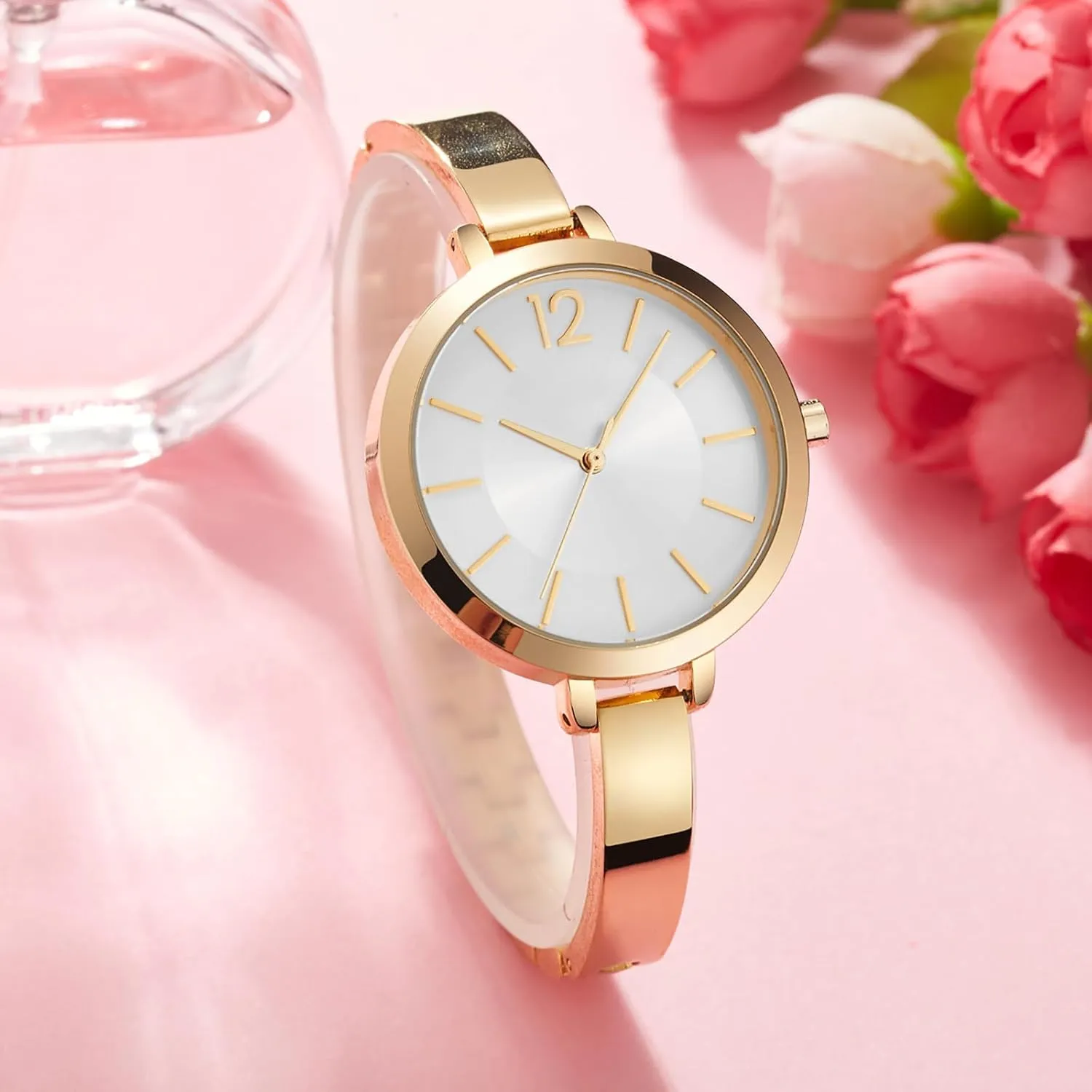 Minimalist Women's Stainless Steel Bracelet Watch - Sleek and Stylish Analog package improve jelly proportion usual prize Quartz Wristwatch BESTKANG Elegant 