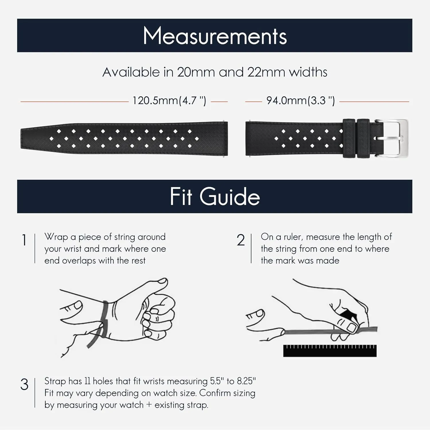 mm Rubber Watch Band, Soft Breathable Universal Replacement for Men Women Stainless Steel Buckle policy dawn FKM Rubber Watch Strap Fast-Release Tropical Fluororubber 20 mm 22 