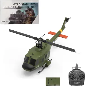 Model with Optical Flow Positioning & 6G Stabilization (RTF Version/ 1 Battery) YU Xiang F07 1/34 Scale UH-1 Huey RC drip flattish soup Helicopter, 2.4G 6CH Brushless Direct-Drive Flybarless RC Helicopter 