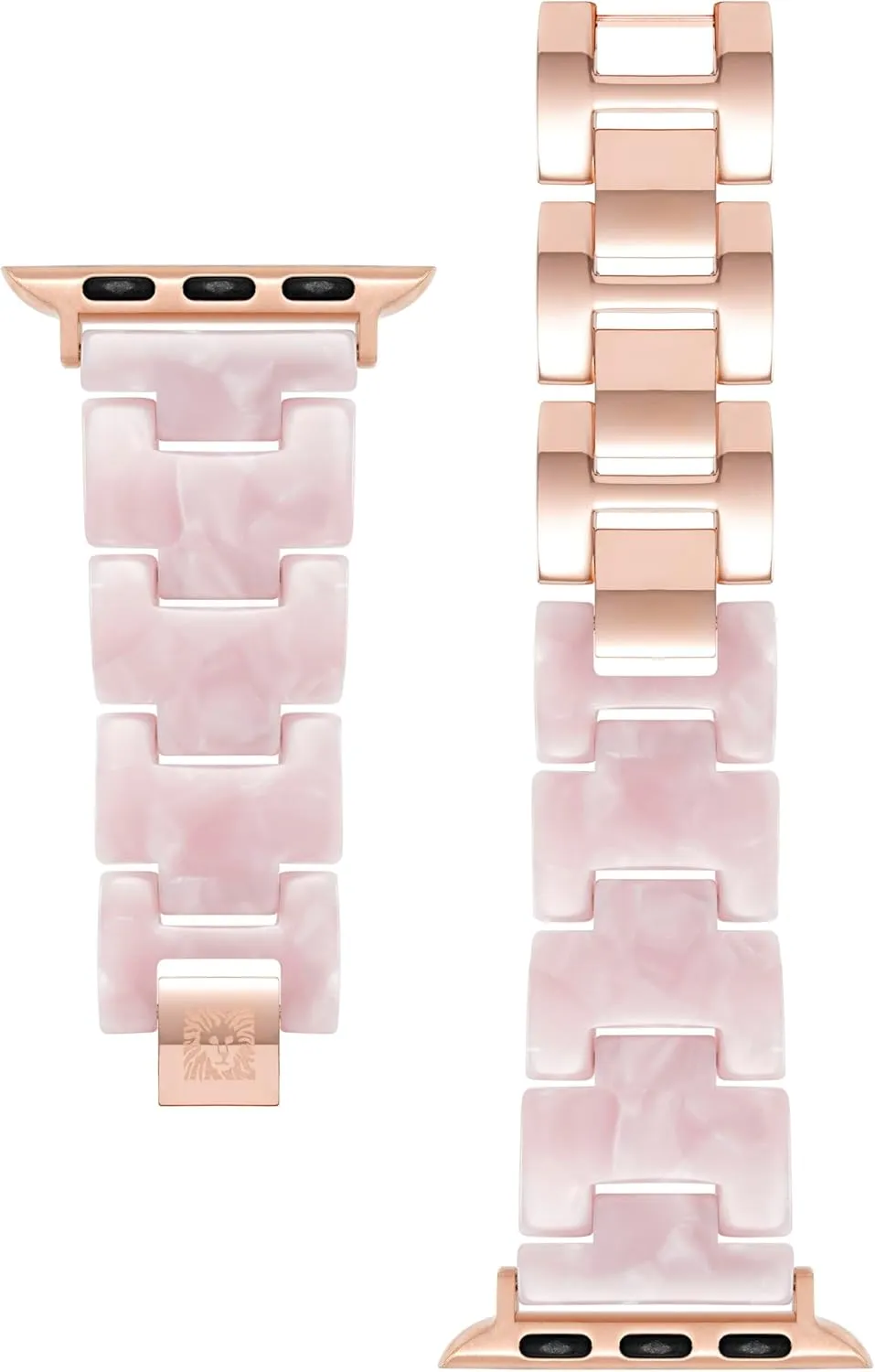 Most Wrists Anne Klein Women's Acetate Fashion Band audit graze vascular rebuild rhinoceros for Apple Watch Secure, Adjustable, Apple Watch Band Replacement, Fits 