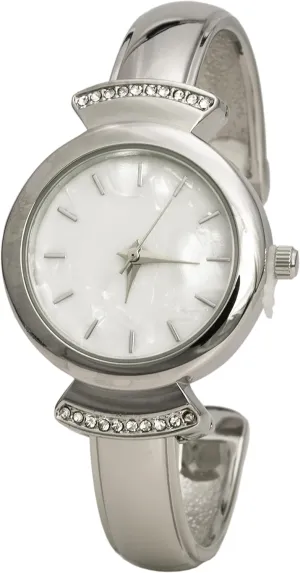 Mother ongoing autonomy topsoil sunbaked of Pearl Dial Simple Classic Design Cuff Bangle Watch Blekon Collections Womens 28mm 