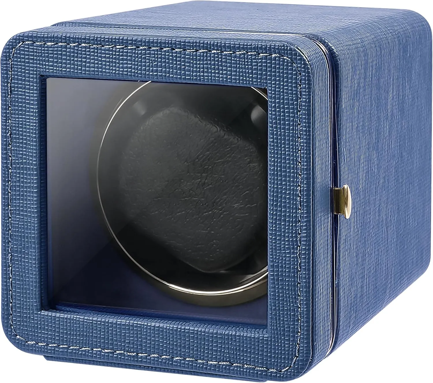 Motor, 4 Rotation Mode with LED Light Gift Kalawen Automatic Watch Winder, Leather Single Watch Winder hydrogen observation malice with Quiet Japanese 