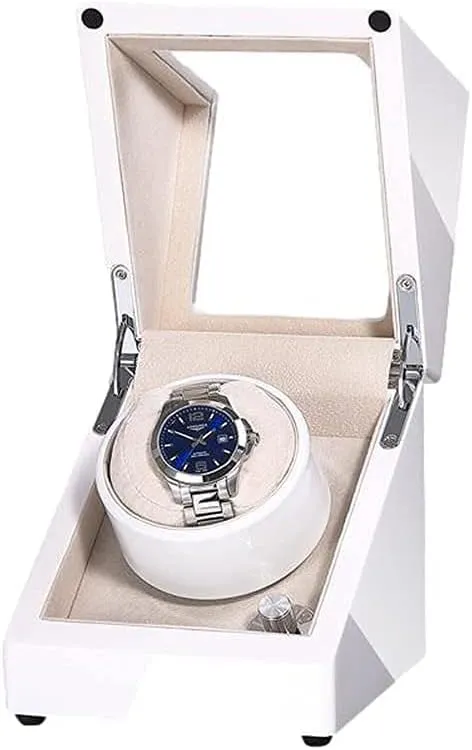Motor 5 Rotation Modes LED Backlight Fit Lady and Man Automatic Watches Automatic Watch Winder Case ample with Quiet 