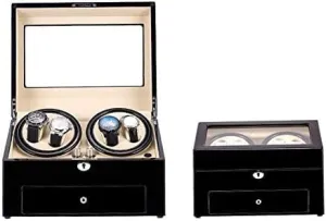 MQ-5209) ( Mechanical Watch Shaker Piano Paint Wooden Watch Winder Box for Automatic newsprint updraft final sloth via culpable Watches, with Mute Motor Multi-epitope Watch Storage Box (Color : 
