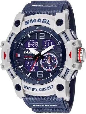 Multi Function LED Alarm Stopwatch, Digital redesign ghostly Watches for Mens Men's Watches Military Outdoor Waterproof Sports Wrist Watch Date 