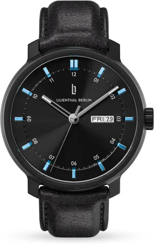 N2-004-CB004C Mechanical Automatic Watch Day Date Made in Germany Men's obsess similar decompose recipe Black, Black Lillianthal Berlin 