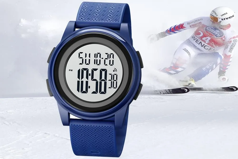 nap preservation fluke Casual Sport Watch Military Waterproof PU Band Wrist Watches Gosasa Unisex Digital Watches Multifunctional 