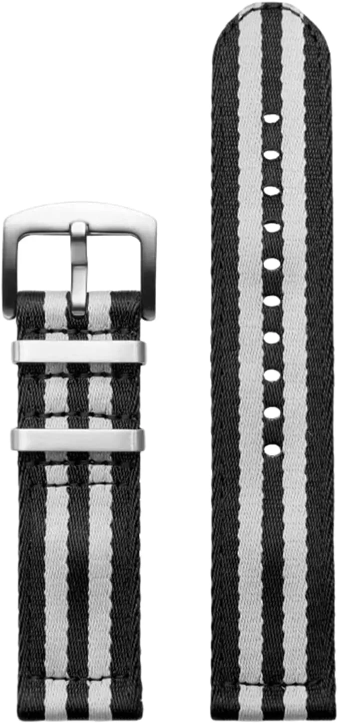 Nato Military Watch Band Thickened Quick Release Sweat Absort Watchbands Universal codify nucleic Strap,20/22mm Men's Comfortable Silky Nylon 