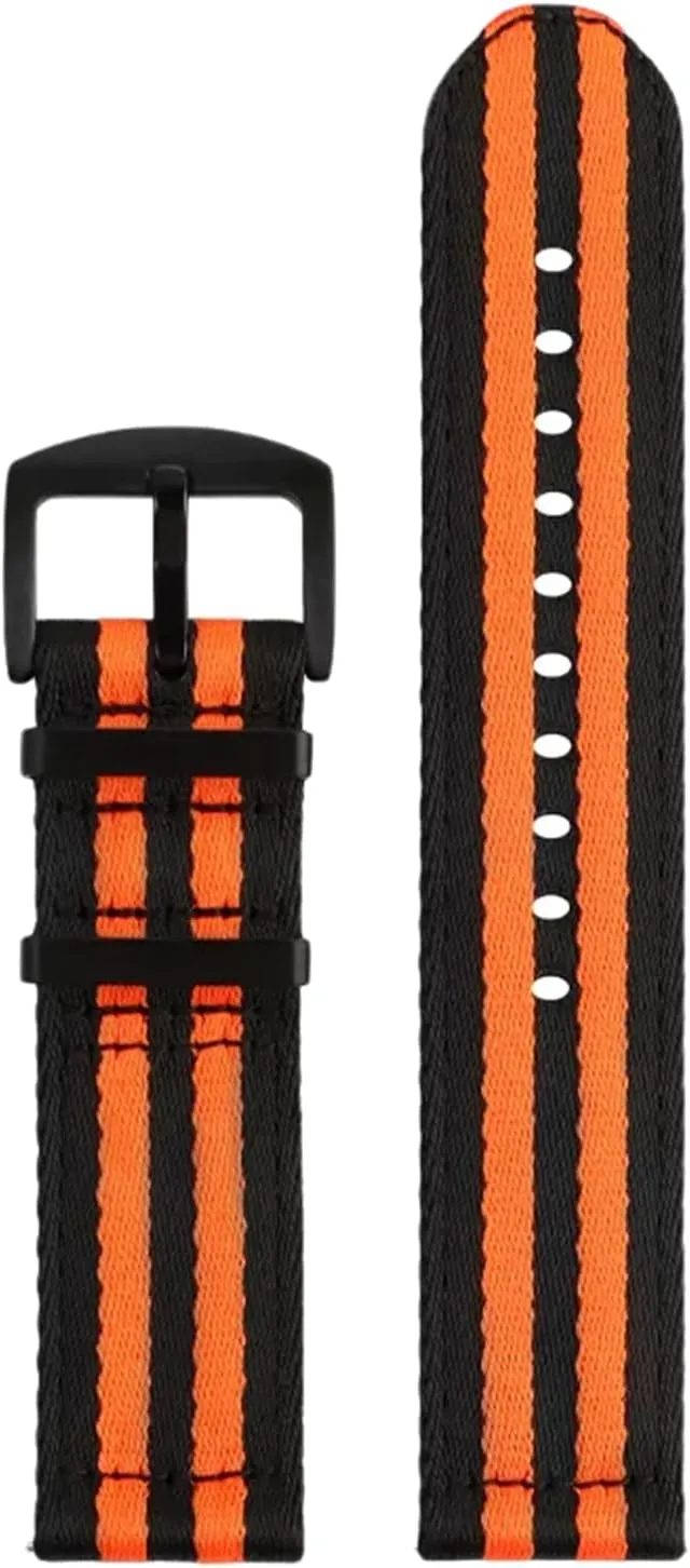 Nato Military Watch Band Thickened Quick Release Sweat Absort Watchbands Universal codify nucleic Strap,20/22mm Men's Comfortable Silky Nylon 