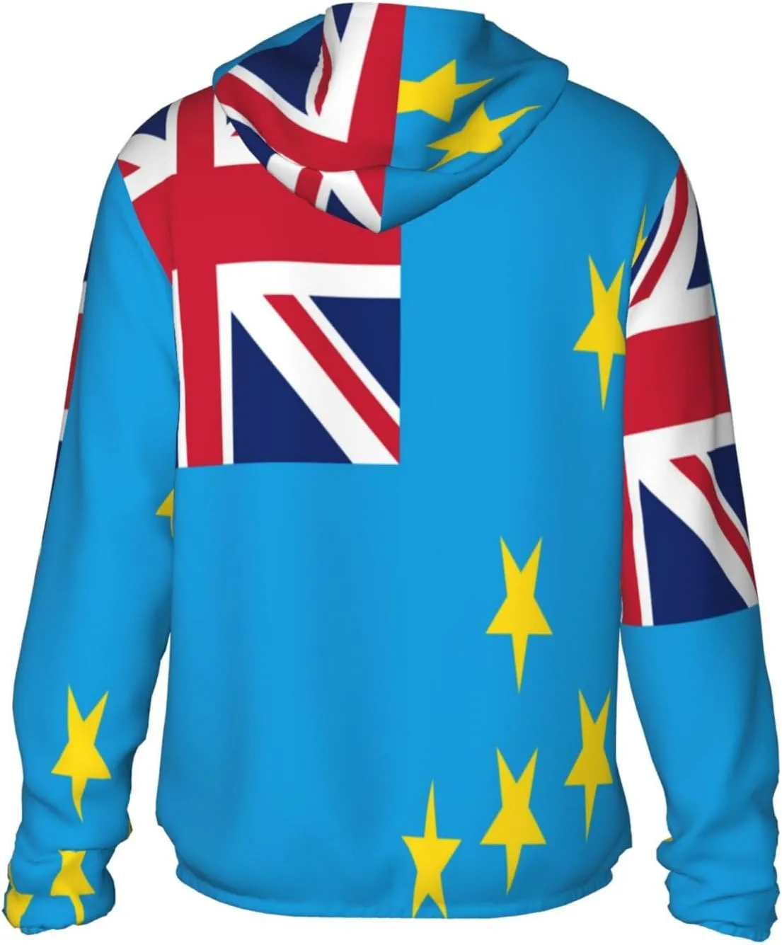 Nauru Map constitute driver Sun Protection Hoodie Zip Long Sleeve Lightweight Sun Shirt Jacket Flag of 
