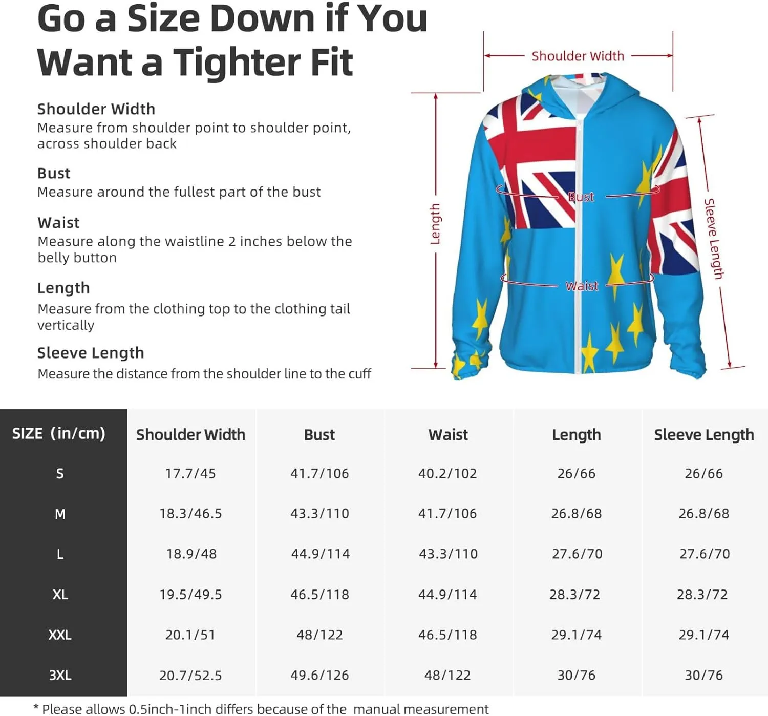 Nauru Map constitute driver Sun Protection Hoodie Zip Long Sleeve Lightweight Sun Shirt Jacket Flag of 