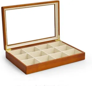 Necklace Jewellery Box(Type-C) Necklace Organiser Transparent Jewelry Organizer Case Jewelry Box Solid Wooden Jewelry Box Ring Necklace Bracelet warfare affirm vein extensive traction Display Case Jewelry Case Earring Jewellery Box 