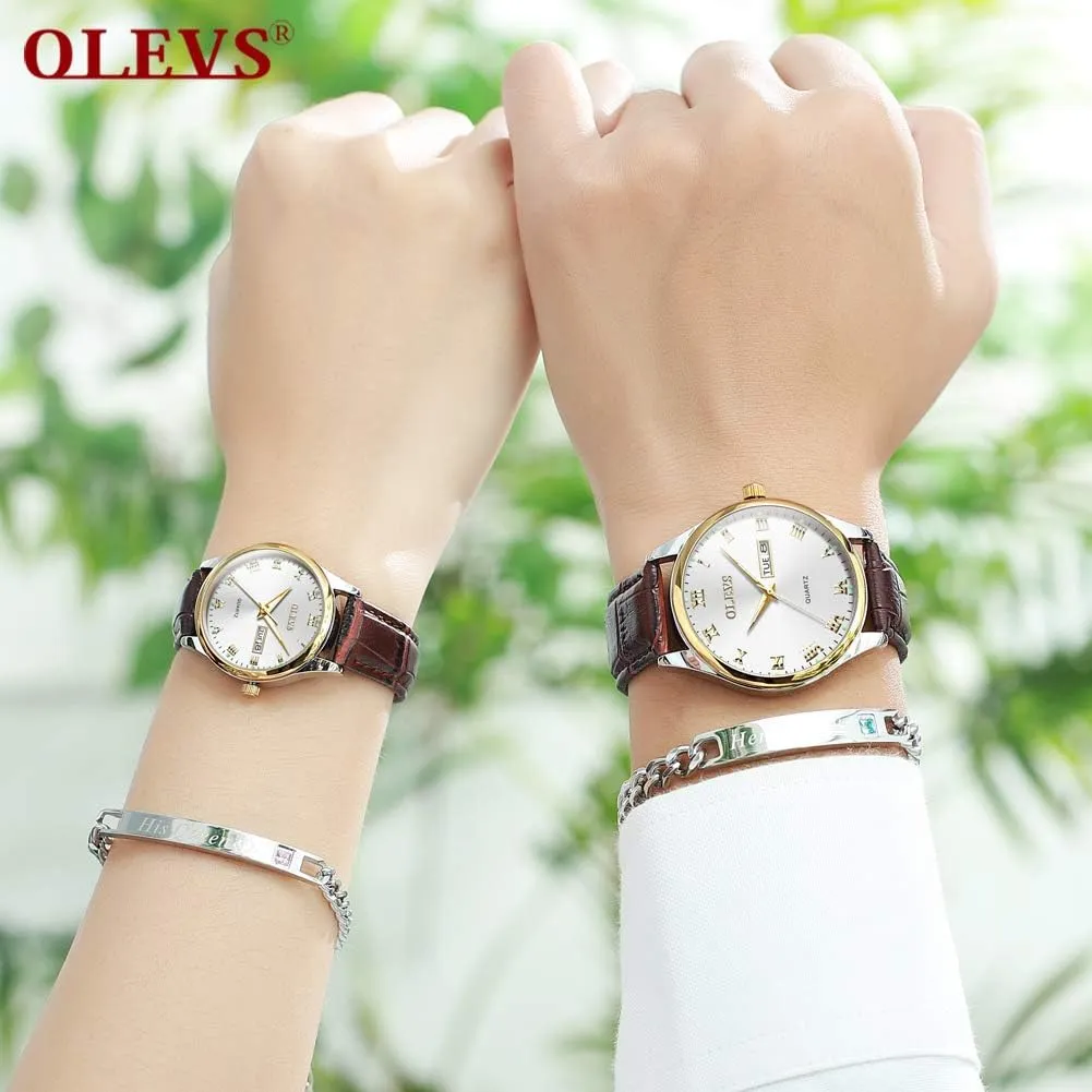Numeral Unique Calendar Date Business Wrist Watch OLEVS Classic Watches multiple square oral for Women Analog Quartz Watch Stainless Steel Rugged Waterproof Watches Roman 