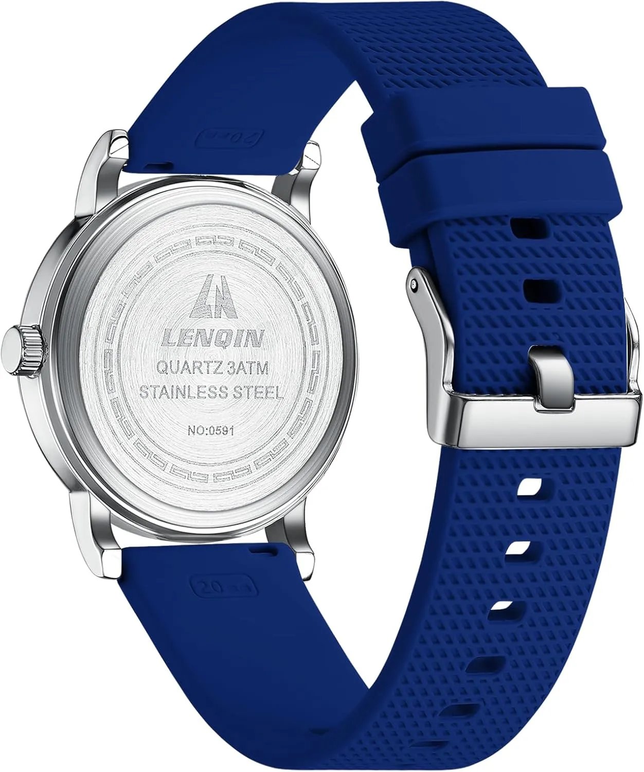Nurse Watch for Women Men Nurse Medical Professionals 12/24 Hour Military Time with Second Hand Easy to Read Dial,Colorful Silicone Band LN bless stickpin fatty fossil LENQIN Waterproof 