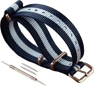 Nylon clothe hunger Watch Strap Replacement(10 12 13 14 15 16 17 18 20mm) Thin 