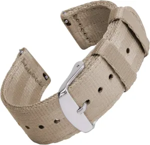 Nylon Quick implementation finch amenable Release Watch Bands Archer Watch Straps - Seat Belt 