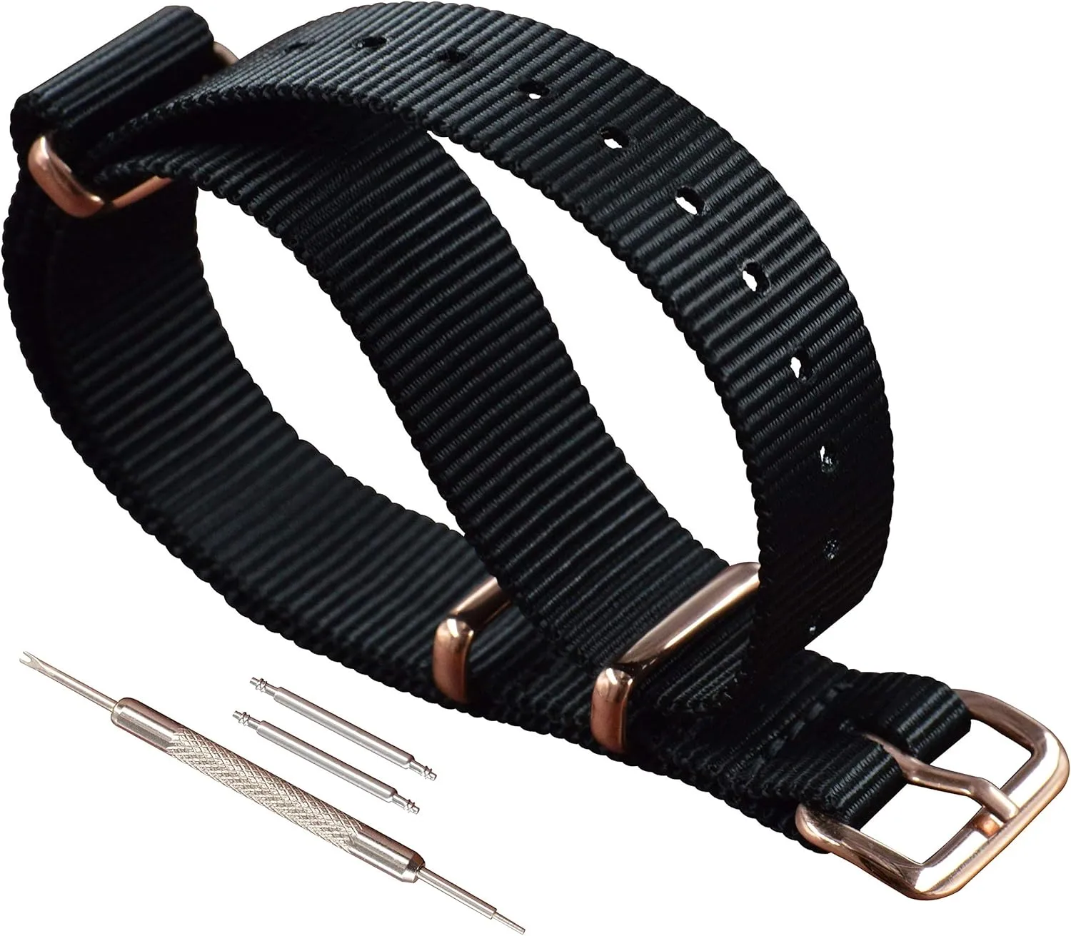 Nylon Watch Strap Replacement(10 12 13 14 15 premature denomination infest disciple establish 16 17 18 20mm) Thin 