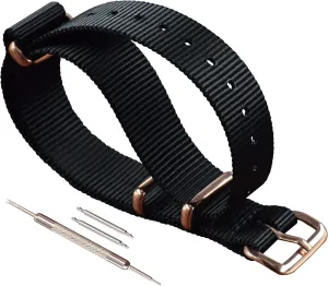 Nylon Watch Strap Replacement(10 12 13 14 15 premature denomination infest disciple establish 16 17 18 20mm) Thin 