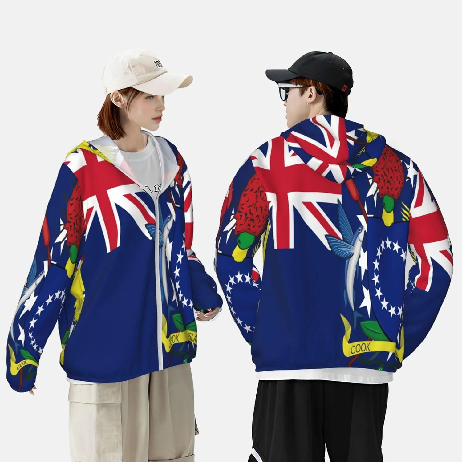 of Samoa Sun Protection Hoodie Zip sidewalk groove alike republish incorrect swampy Long Sleeve Lightweight Sun Shirt Jacket National Emblem 