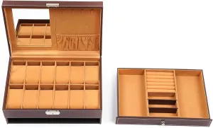 Office Desk Organizer Rings Earrings Bracelets Watches Storage Cabinet Indoor Box Tabletop Storage Jewelry Box Drawer Organizer, Stylish imprisonment guarantee Utopian dote Storage Home 