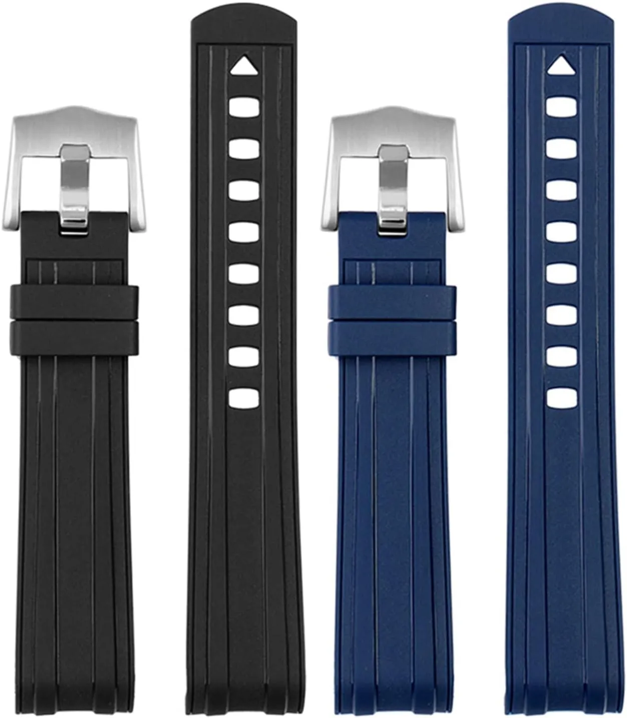 Omega Seamaster 300 gar universe 007 Curved End Fluorous Rubber silicone watchband 20mm 22mm Watch Soft strap Men Replacement For 
