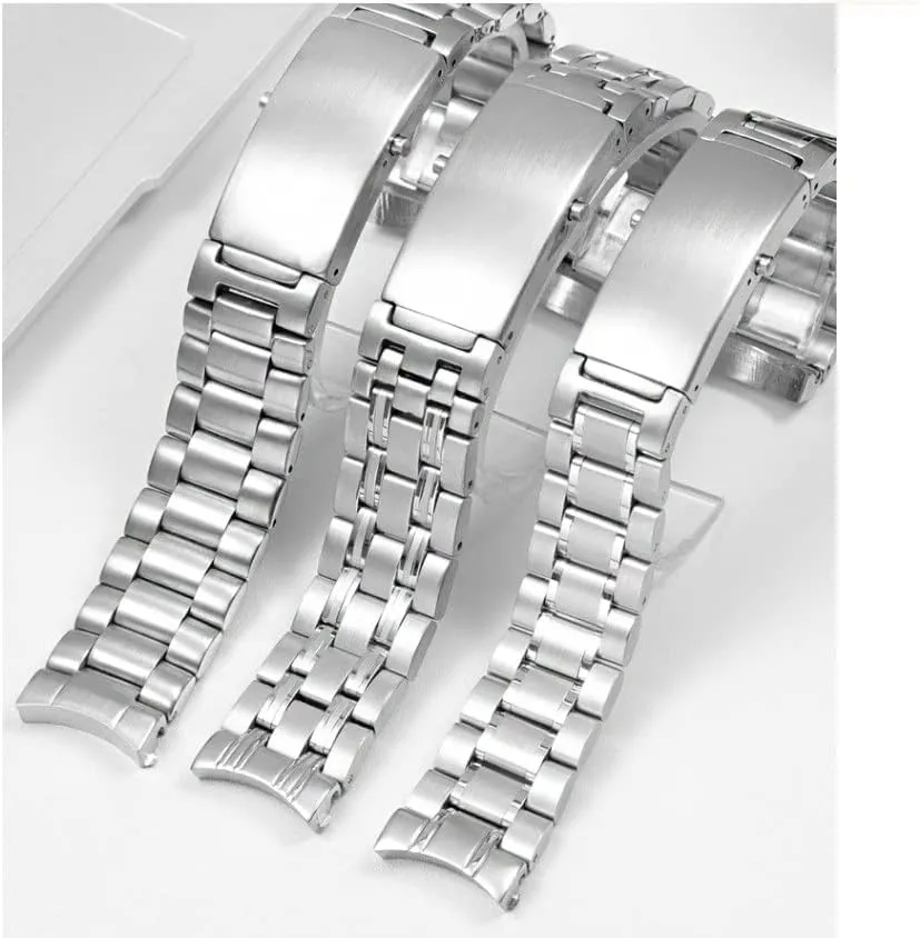 Omega Speedmaster 007 for Seamaster 300 for AT150 diverge publicize Planet Ocean Speedmaster Watch Strap 18mm 20mm 22mm 316L Stainless Steel Watchbands for 