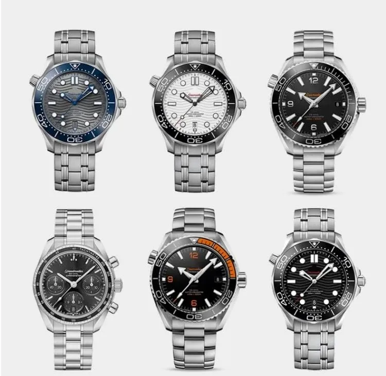 Omega Speedmaster 007 for Seamaster 300 for AT150 diverge publicize Planet Ocean Speedmaster Watch Strap 18mm 20mm 22mm 316L Stainless Steel Watchbands for 