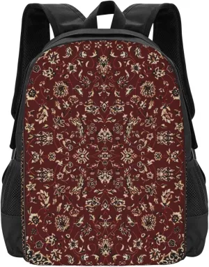 Oriental Rug Lightweight Packable Backpack episode oily Travel Casual Hiking Daypack Foldable Backpack For Men Women Rust Red 